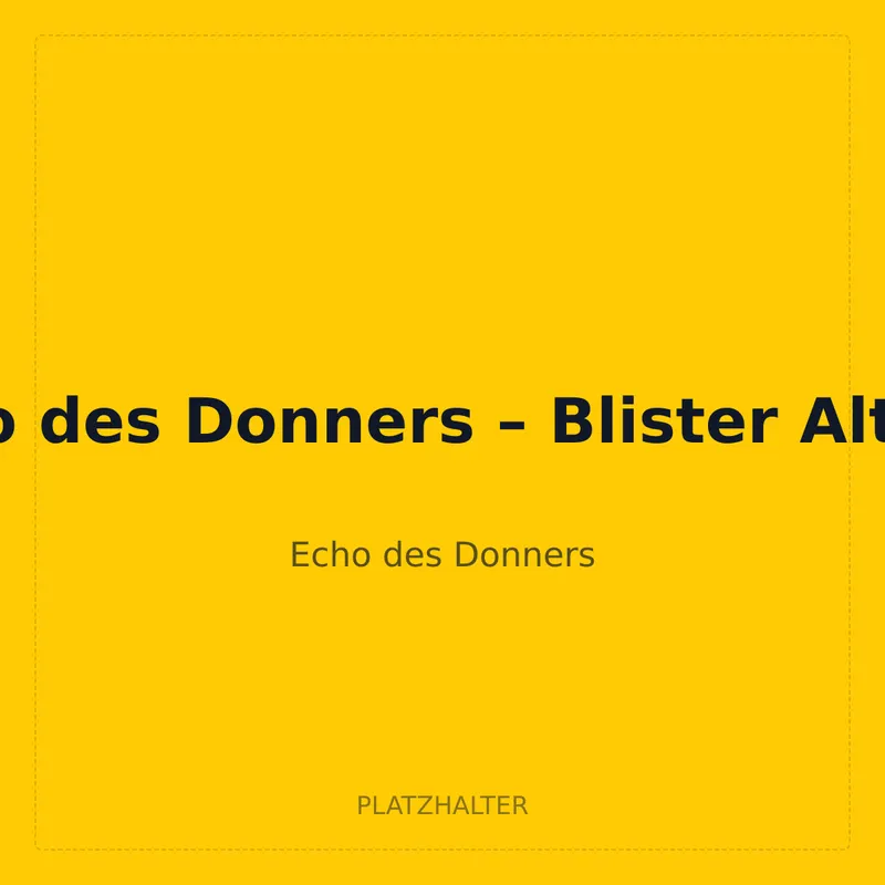 Echo des Donners – Blister Altaria
