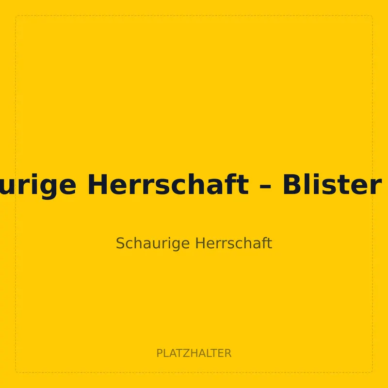Schaurige Herrschaft – Blister Case