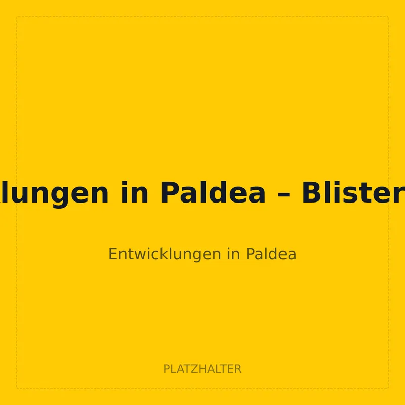 Entwicklungen in Paldea – Blister Forgita