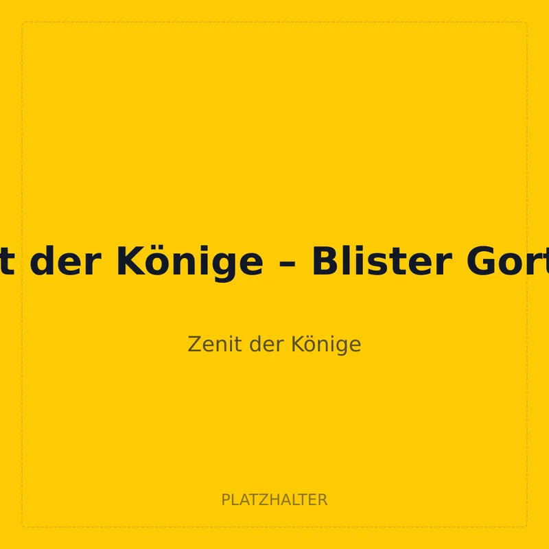 Zenit der Könige – Blister Gortrom