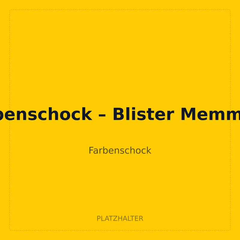 Farbenschock – Blister Memmeon
