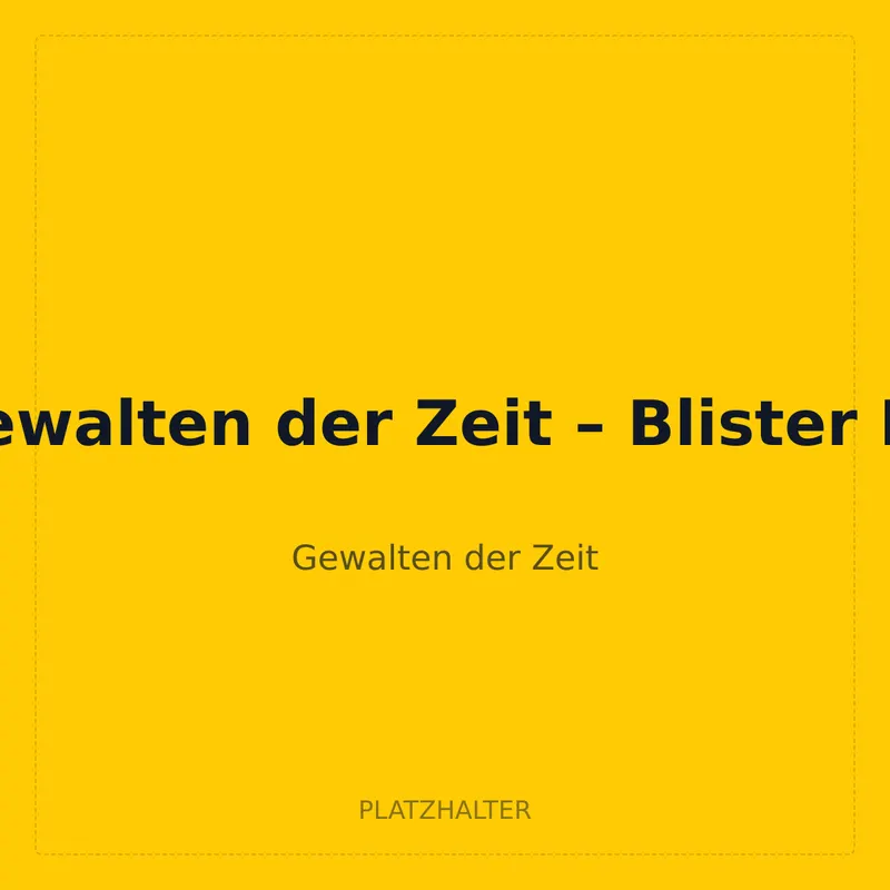 Gewalten der Zeit – Blister Pii