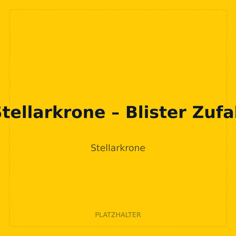 Stellarkrone – Blister Zufall