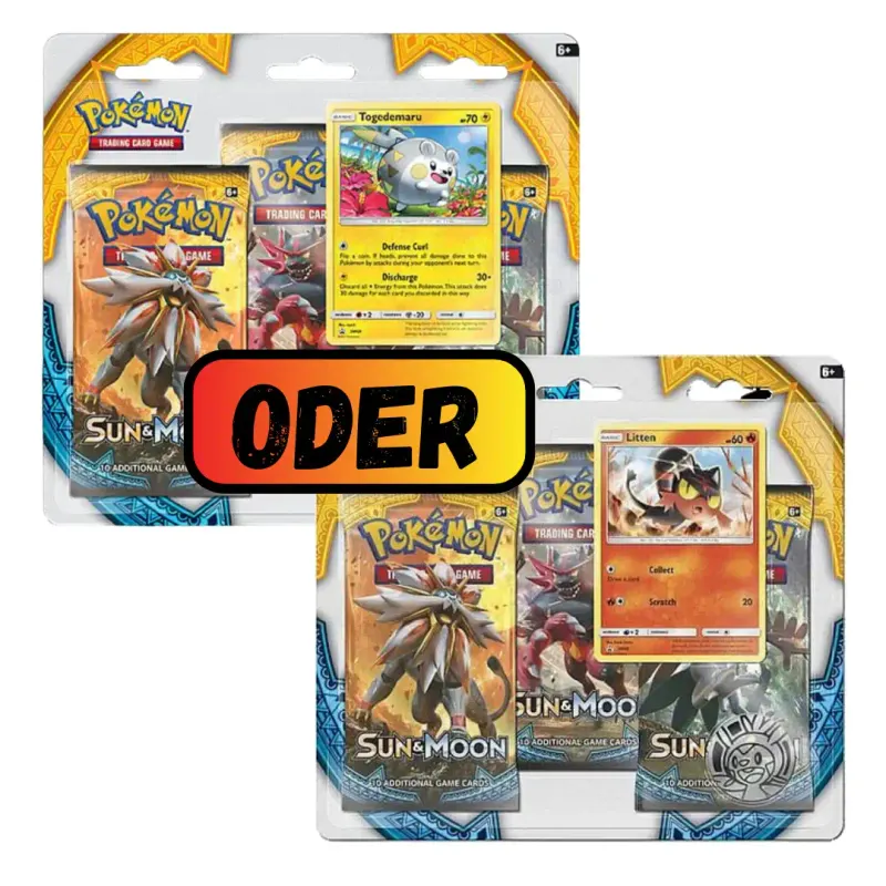 Sonne & Mond Base – Blister Zufall