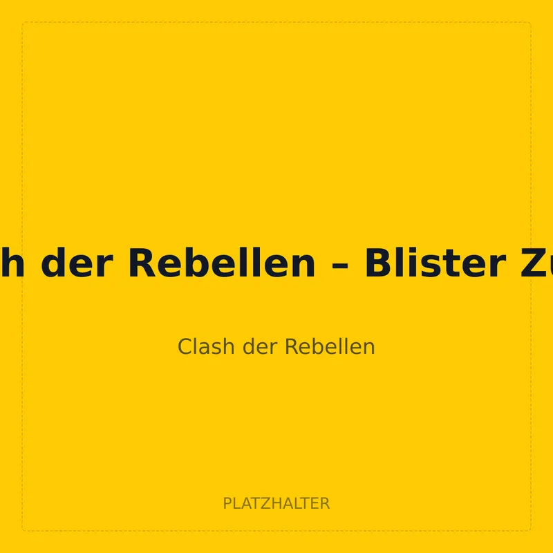 Clash der Rebellen – Blister Zufall