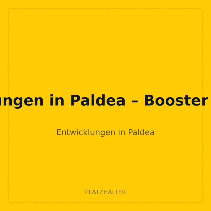 Entwicklungen in Paldea – Booster Box Case