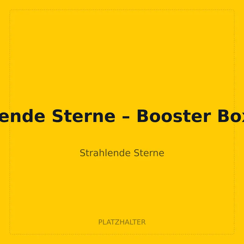 Strahlende Sterne – Booster Box Case