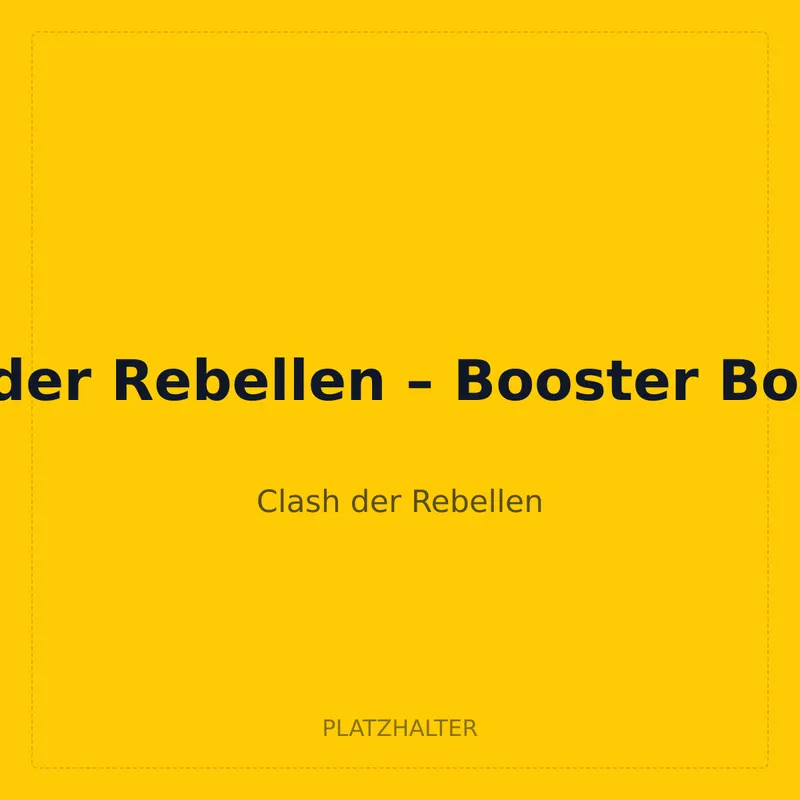 Clash der Rebellen – Booster Box Case