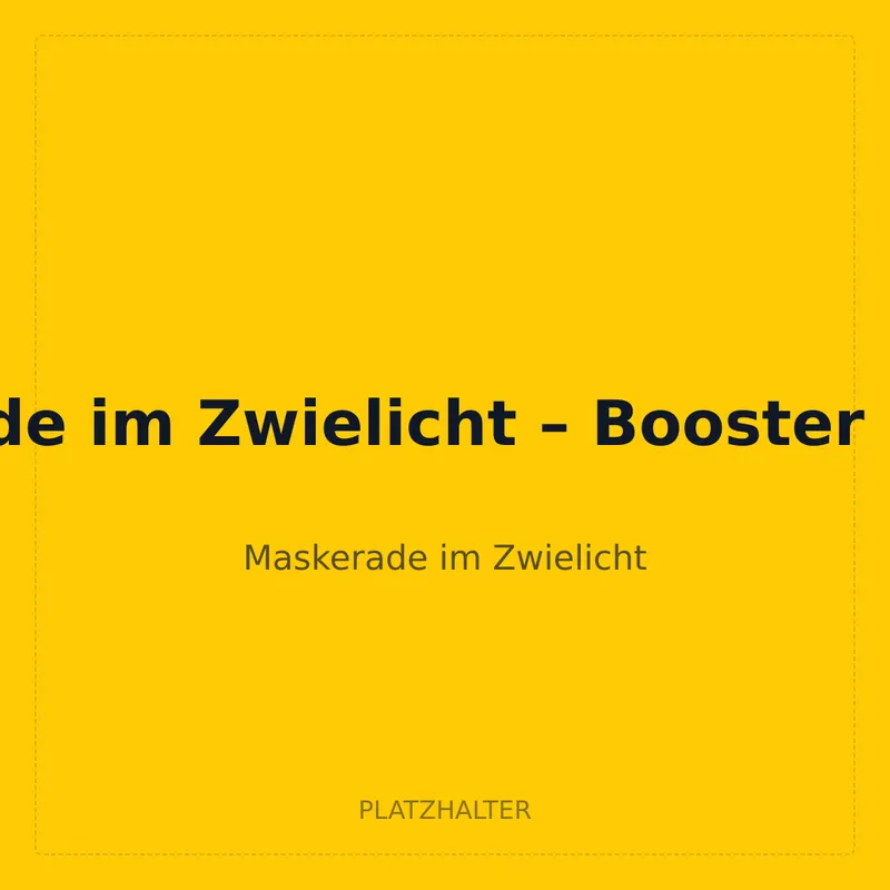 Maskerade im Zwielicht – Booster Box Case