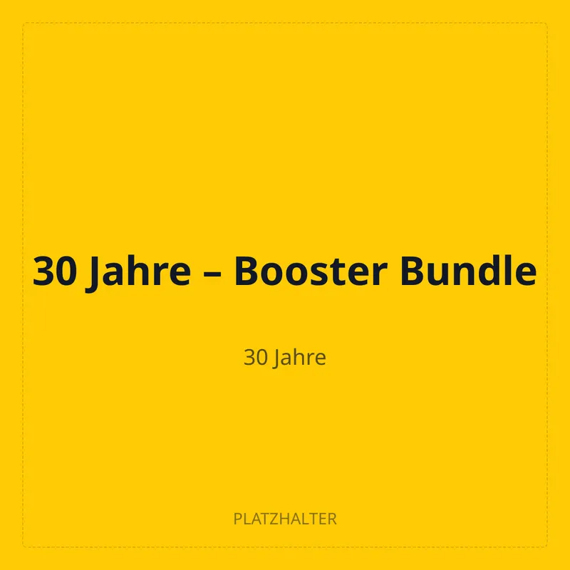 30 Jahre – Booster Bundle