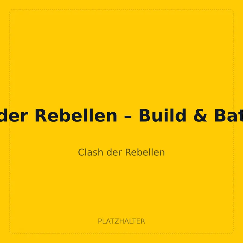 Clash der Rebellen – Build & Battle Kit