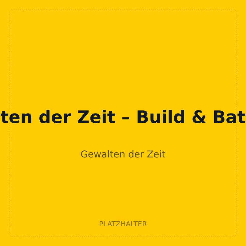 Gewalten der Zeit – Build & Battle Kit