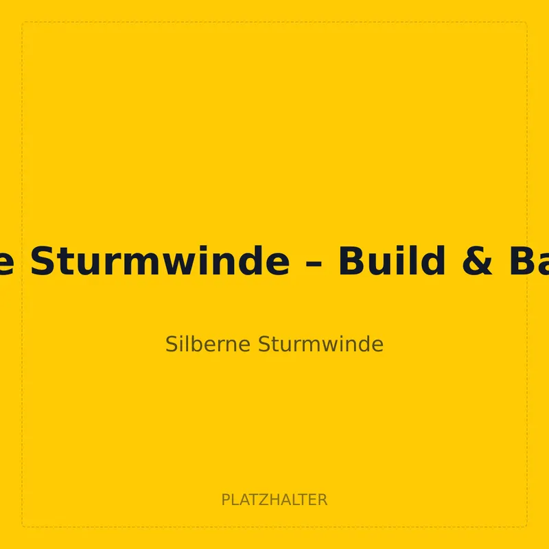 Silberne Sturmwinde – Build & Battle Kit