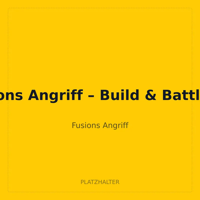Fusions Angriff – Build & Battle Kit