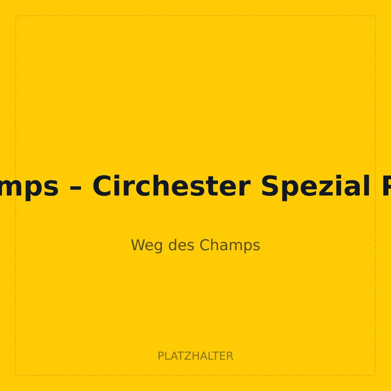 Weg des Champs – Circhester Spezial Pin Kollektion