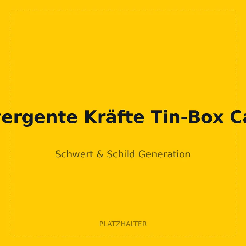 Divergente Kräfte Tin-Box Case