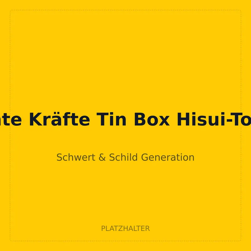 Divergente Kräfte Tin Box Hisui-Tornupto V