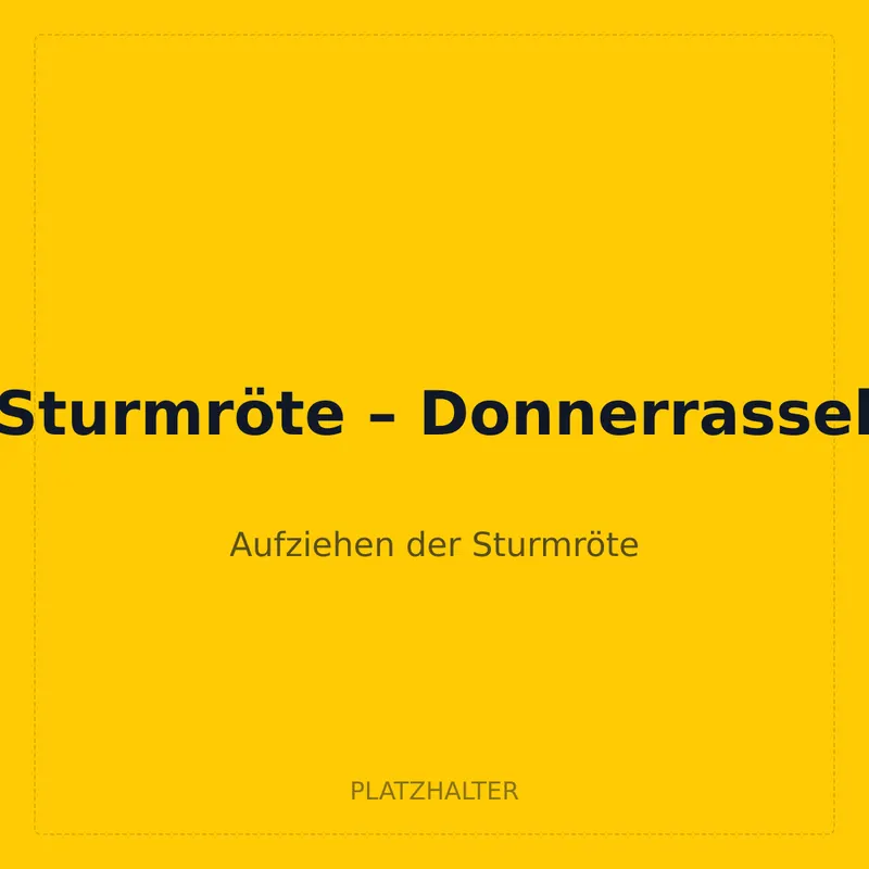 Aufziehen der Sturmröte – Donnerrasseln Themendeck