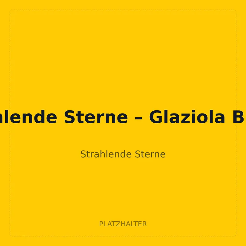 Strahlende Sterne – Glaziola Blister