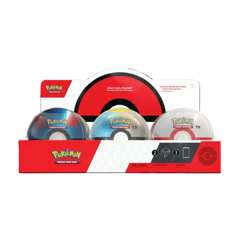 Herbst 2024 Pokeball Tin Display