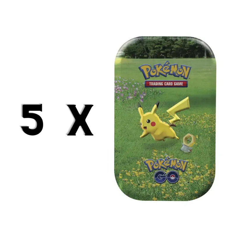 Pokemon GO – Mini-Tin 5x Bundle