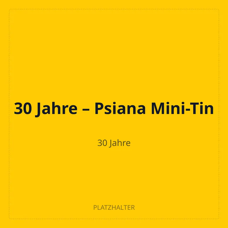30 Jahre – Psiana Mini-Tin