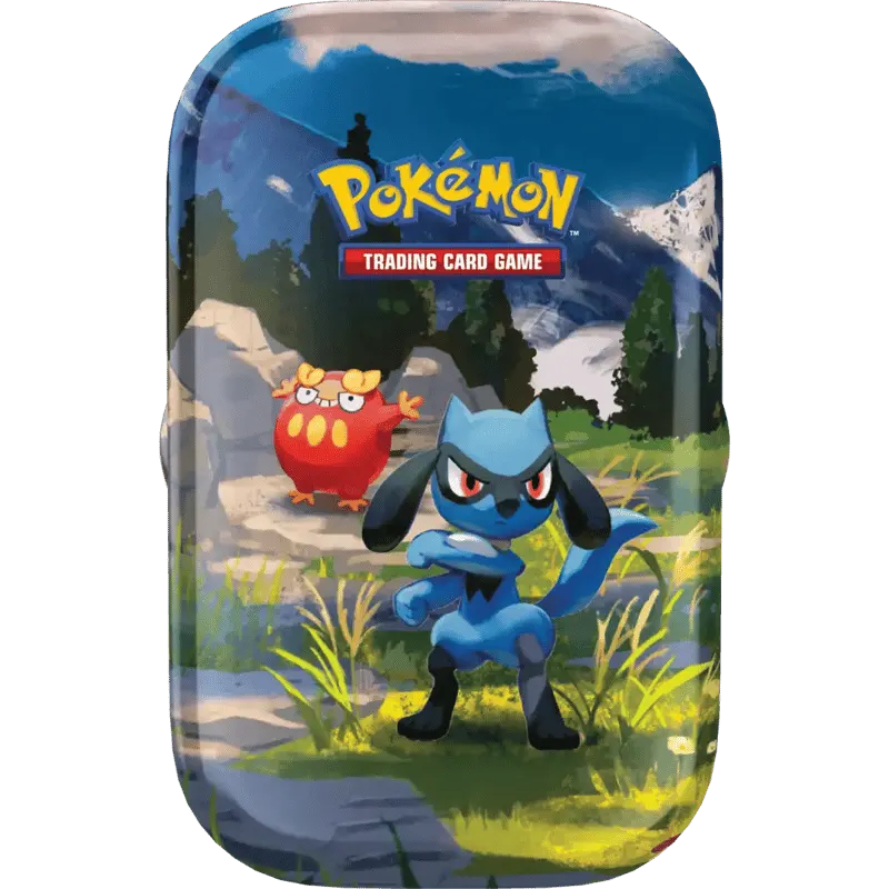 Erhabene Helden – Mini Tin Riolu & Flampion