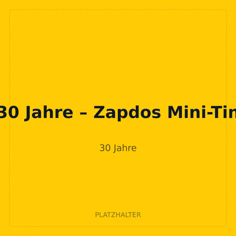 30 Jahre – Zapdos Mini-Tin