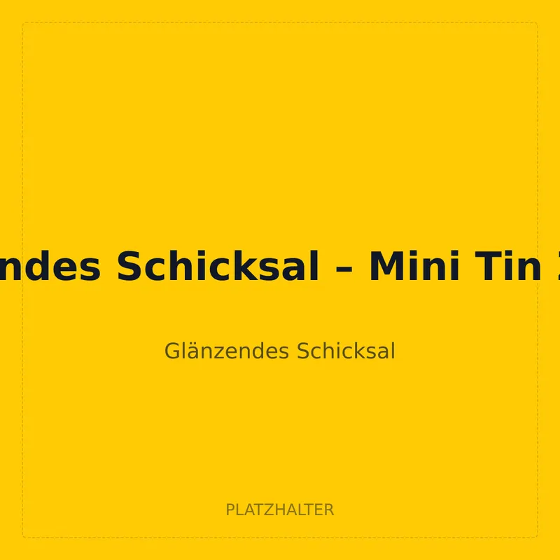 Glänzendes Schicksal – Mini Tin Zarude