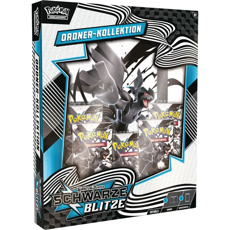 Schwarze Blitze – Ordner Kollektion