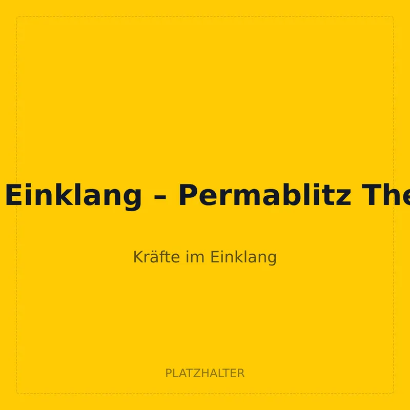 Kräfte im Einklang – Permablitz Themendeck