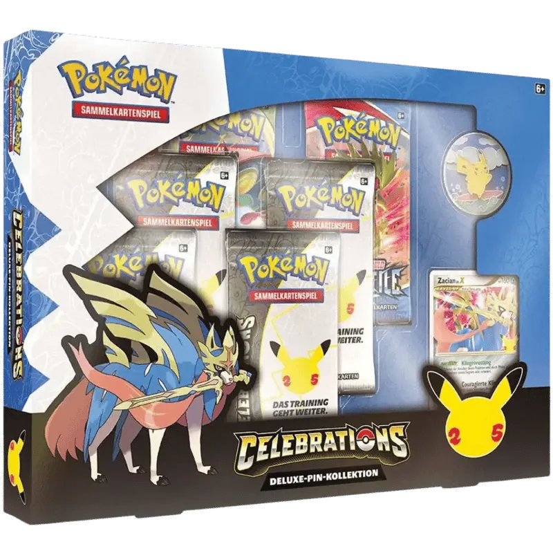 Celebrations – Pin Kollektion Deluxe Zacian