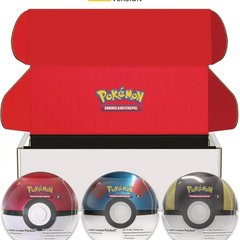 Pokeball Tin Bundle (Pokéball, Superball & Hyperball)