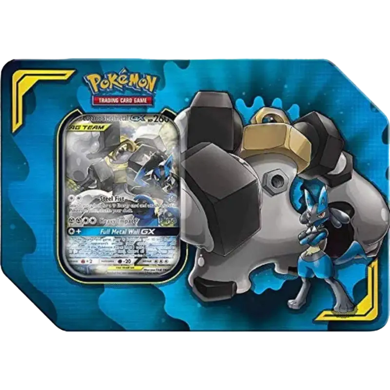 Power-Partner Tin Box Lucario & Melmetal GX