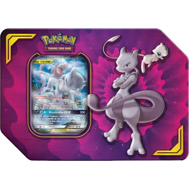 Power-Partner Tin Box Mewtu & Mew GX