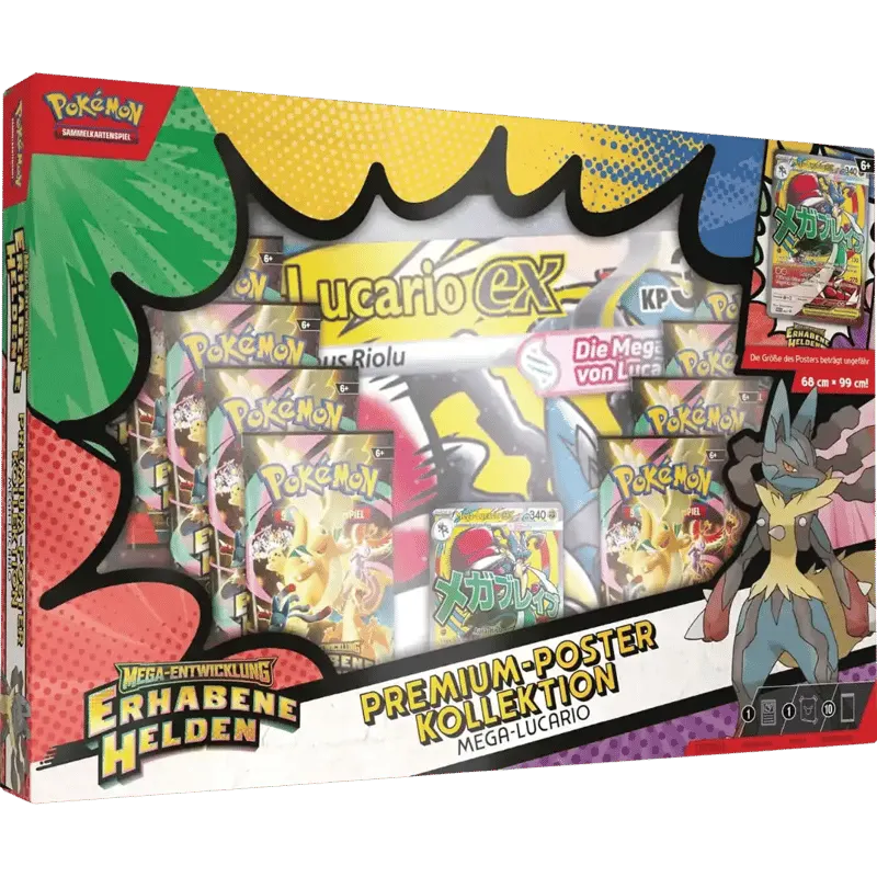 Erhabene Helden – Premium Poster Kollektion Mega Lucario