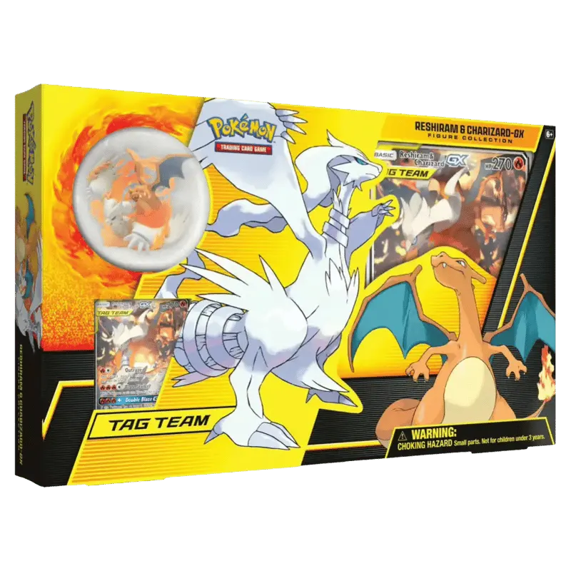 Reshiram & Glurak-GX Figuren Kollektion