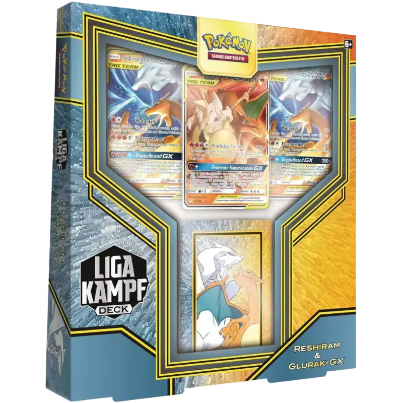 Reshiram & Glurak-GX Liga Kampfdeck