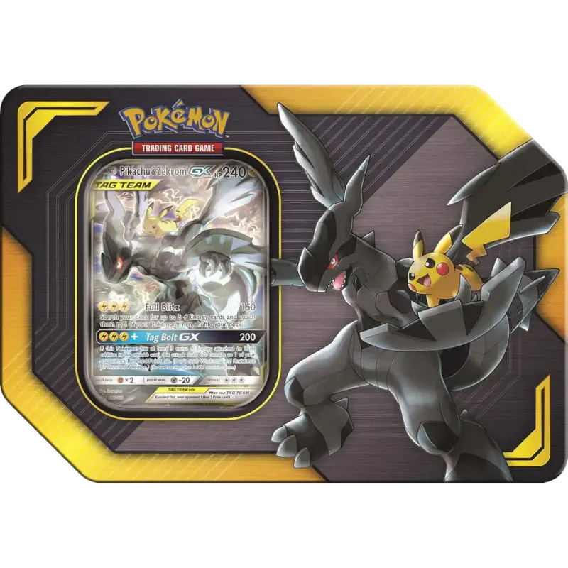 Tag Team Tin Pikachu & Zekrom GX
