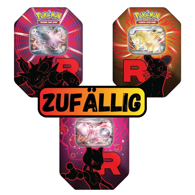 Team Rocket Tin Box Herbst 2025 Zufall