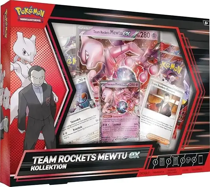 Team Rockets Mewtu ex Kollektion