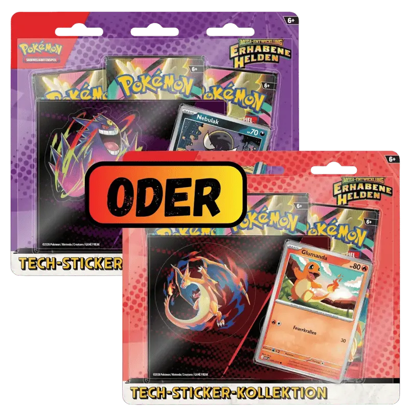Erhabene Helden – Tech Sticker Kollektion Zufall
