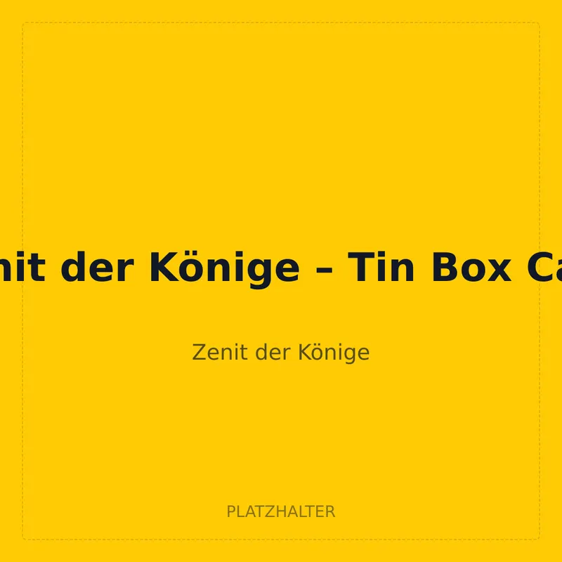 Zenit der Könige – Tin Box Case