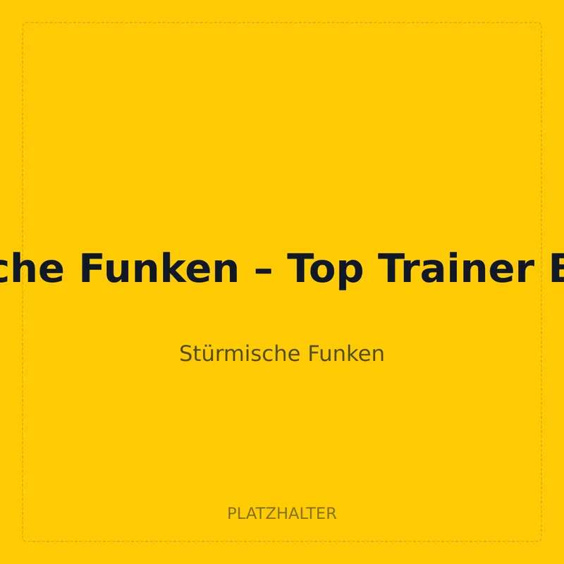 Stürmische Funken – Top Trainer Box Case
