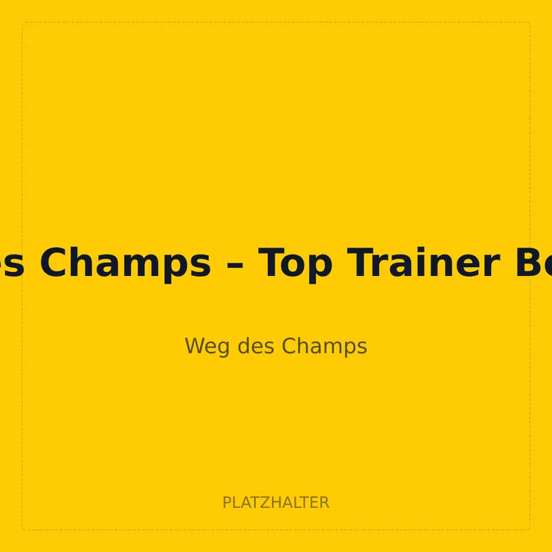 Weg des Champs – Top Trainer Box Case