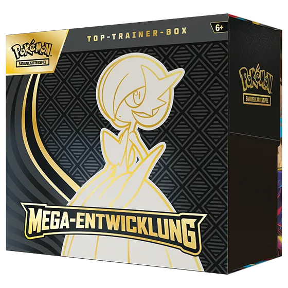 Mega-Entwicklung – Top-Trainer-Box mit Gardevoir-Motiv