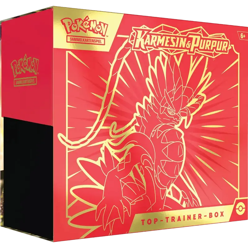 Karmesin & Purpur – Top Trainer Box Koraidon