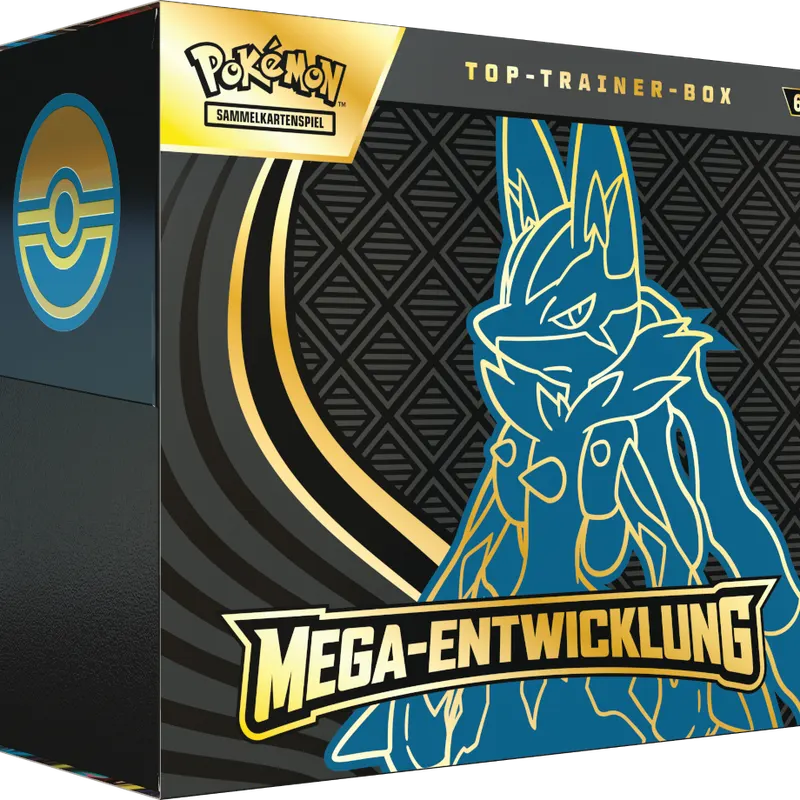 Mega-Entwicklung – Top-Trainer-Box (Mega-Lucario)