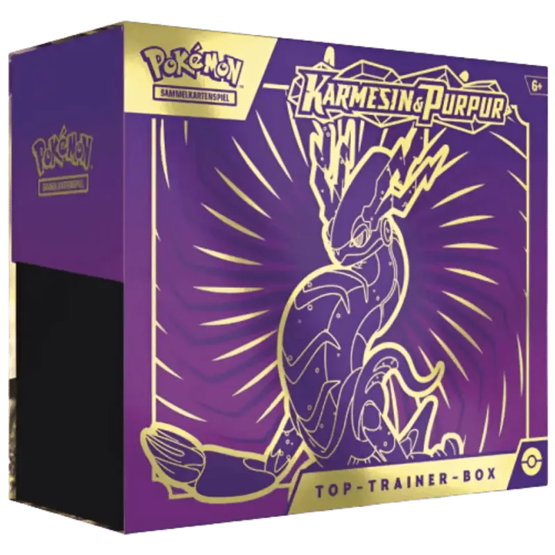 Karmesin & Purpur – Top Trainer Box Miraidon