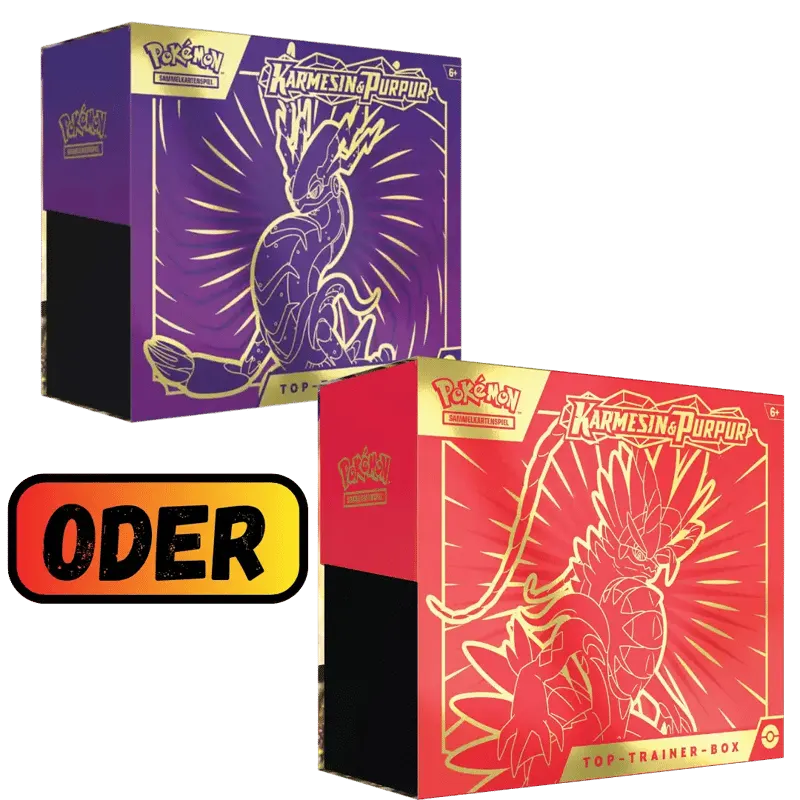 Karmesin & Purpur – Top Trainer Box Zufall